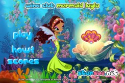 Увлекательная игра для девочек Русалка Винкс Лейла приглашает